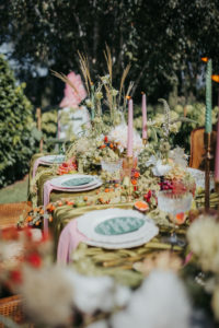 Menu calligrahié Sanda Letter