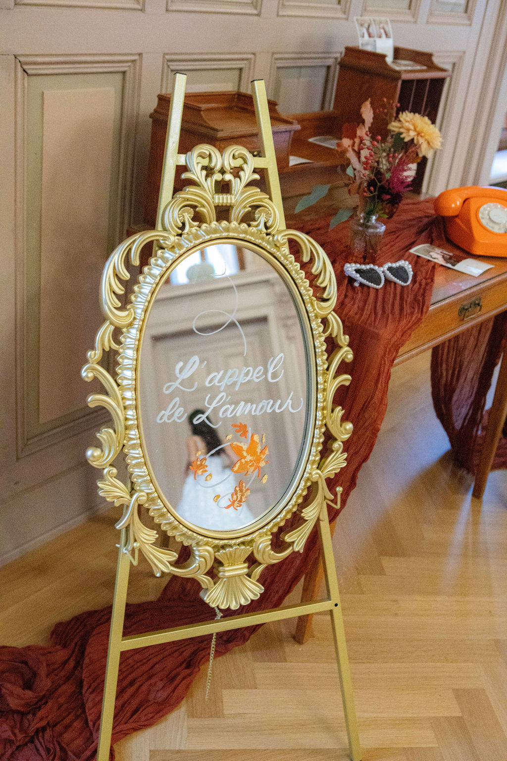 Welcome sign calligraphié