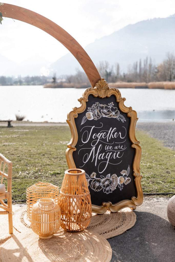 Sanda Letter_Engraver & Calligrapher in Switzerland_Welcome Signs_Hand lettered Chalkboard
