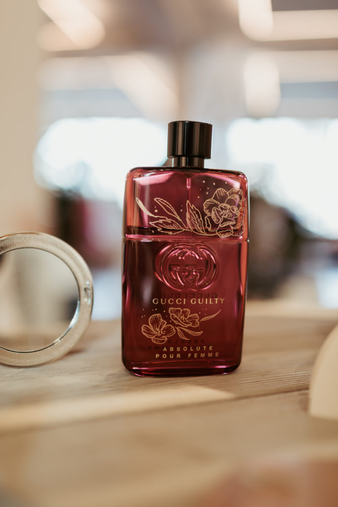 Gravure parfum Gucci Sanda Letter