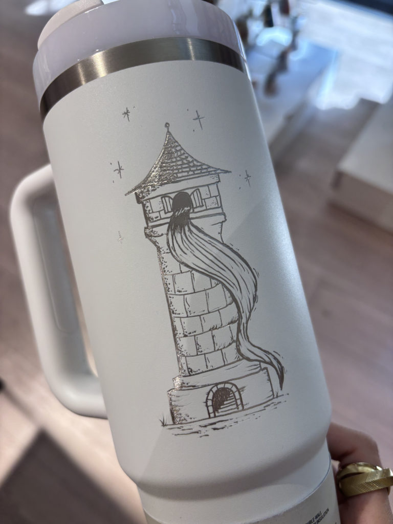 Sanda Letter engraving and calligraphy in Switzerland - engraving thumbler