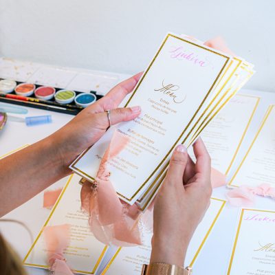 Sanda Letter Calligraphy and engraving in Switzerland - Calligraphy on paper