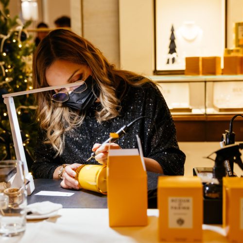 Sanda Letter engraving for Aqua di Parma